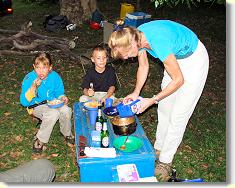 For diner we had noodles with tomato sauce.