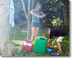 I did the washing up, ...