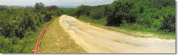 Ishasha Road, im Hintergrund Lake Edward?